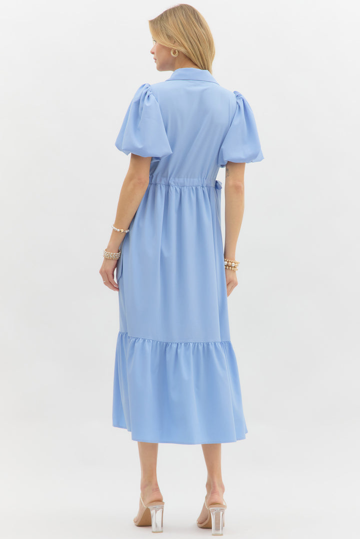 Blue entro maxi dress