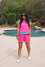 80s style cute workout short sets