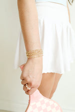 Beaded Blondes Ily gold beaded bracelets