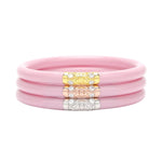 BudhaGirl Pink Three Kings Bangle Bracelets