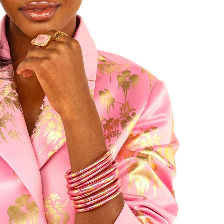 budhagirl koi rose all weather bangle bracelets