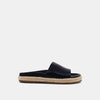 SHU SHOP crisanta black slide sandals