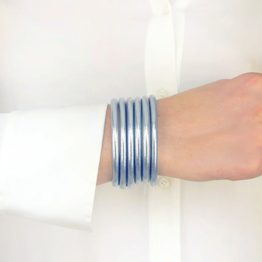 BudhaGirl celeste all weather bangle bracelets waterproof 