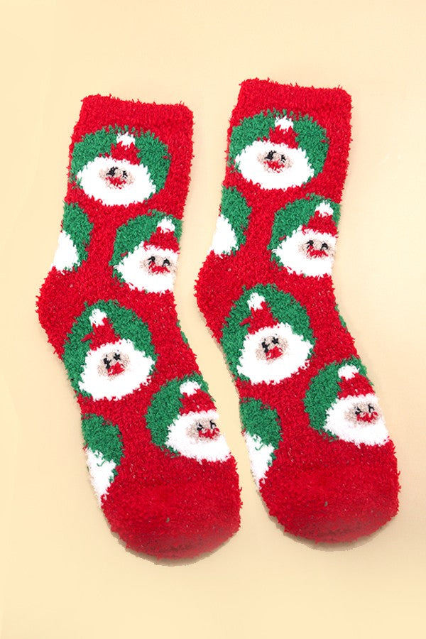 santa christmas socks