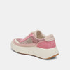 Dolce Vita Dolen Pink multi wovens sneakers