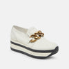 Dolce Vita Jhenee White  leather Sneaker