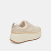 Dolce Vita Dandi sandstone knit platform sneakers