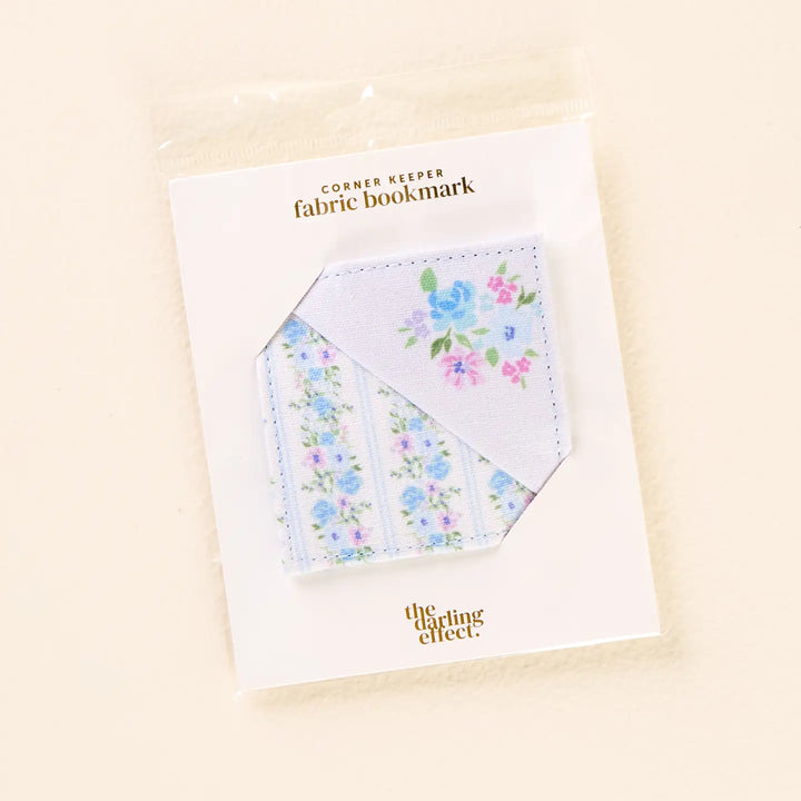 fabric corner keeper bookmark floral
