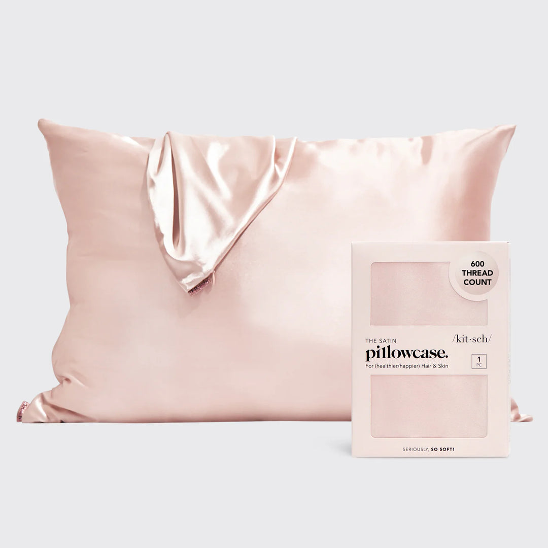Kitsch Pink satin pillowcase 