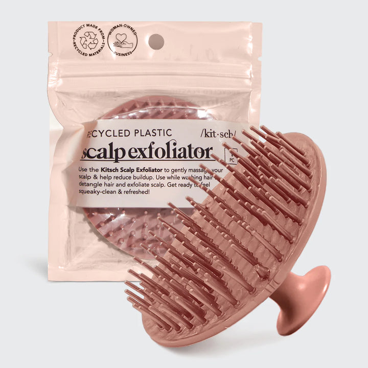 Kitsch scalp exfoliator shown with packaging 