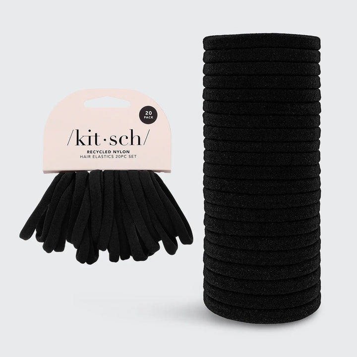 Kitsch Black hair ties 