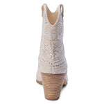 Matisse Natural Heidi studded western boots