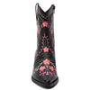 Matisse Amber black and pink embroidered western boot