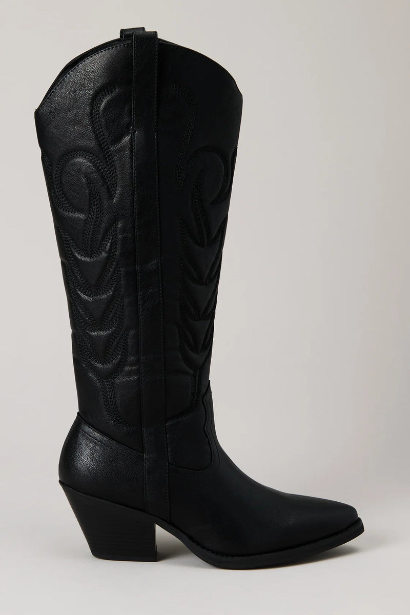 Matisse Dixie Black western boots for gameday