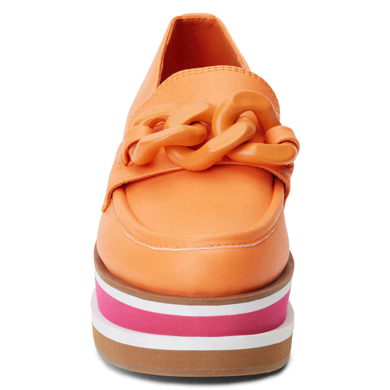 Matisse Madison orange sorbet loafer shoe