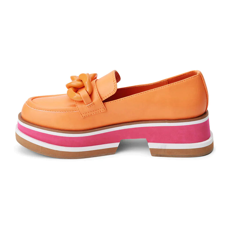 Matisse Madison orange sorbet loafer shoe