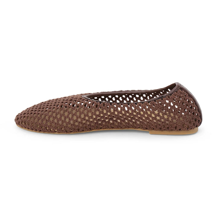 Coconuts by matisse chocolate ballerina flat shoes
