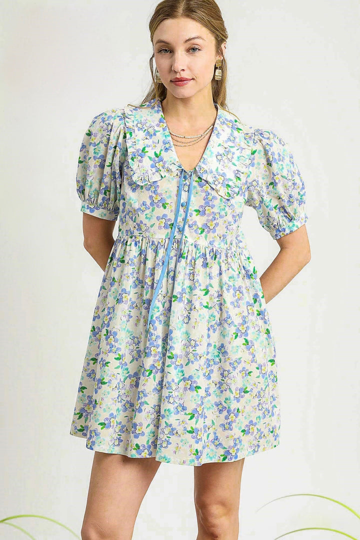 Petal Promises Cream Babydoll Dress