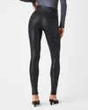 Spanx faux leather black leggings