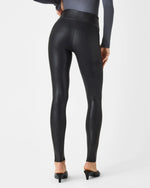 Spanx faux leather black leggings