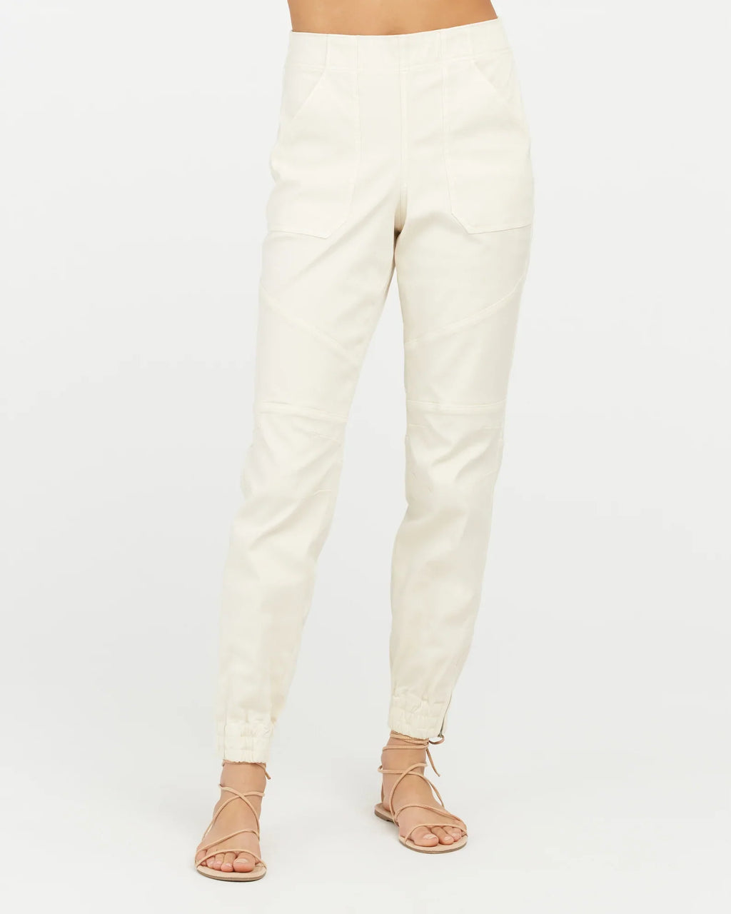 spanx twill cargo jogger pants