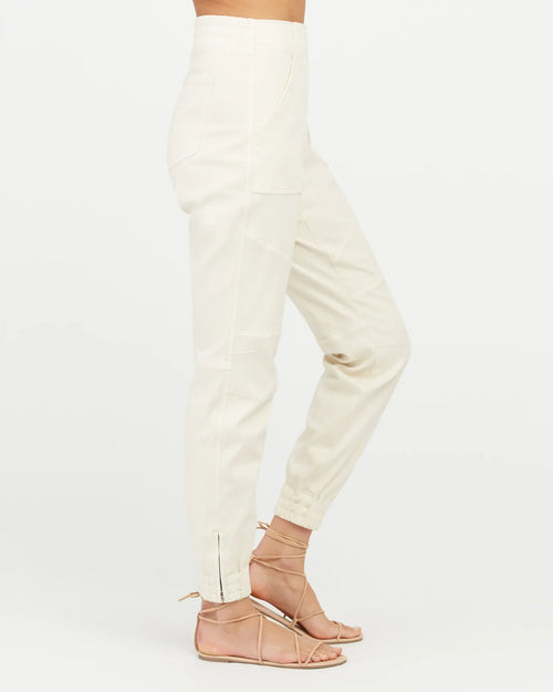 spanx twill cargo jogger pants