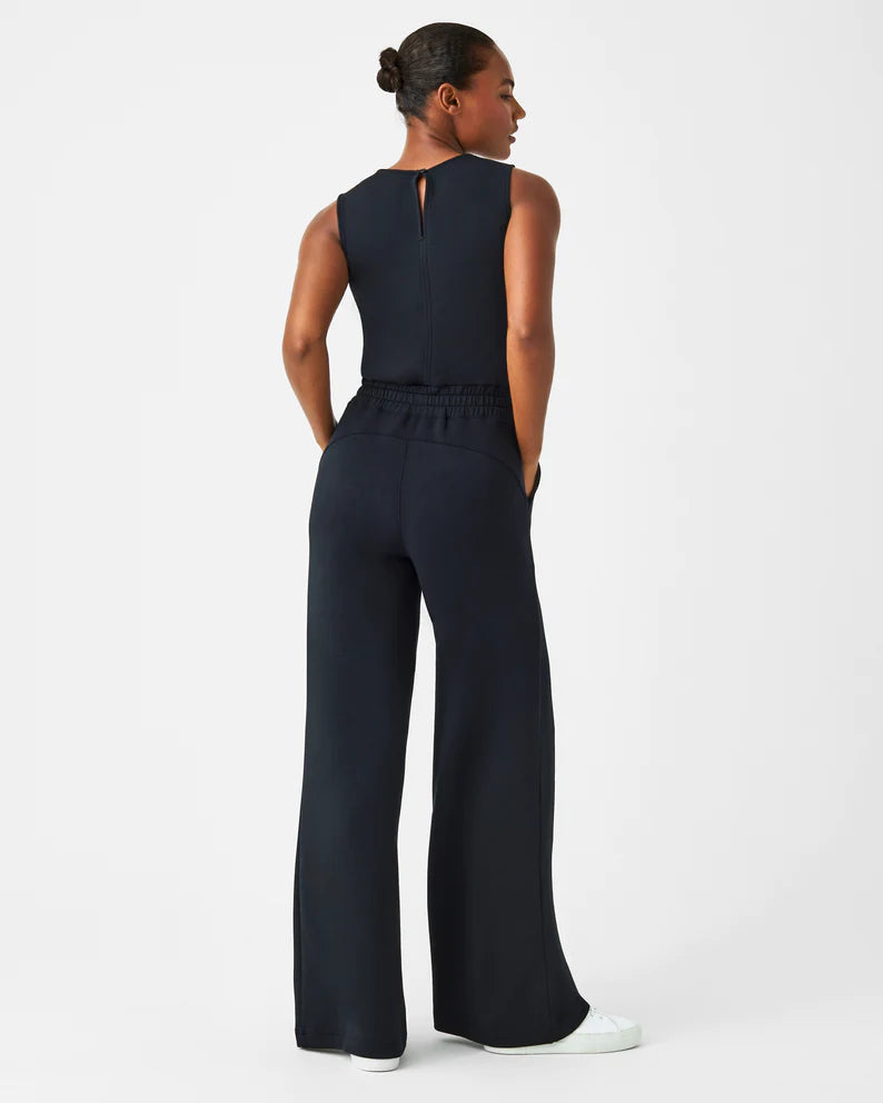 spanx air essentials black jumpsuit