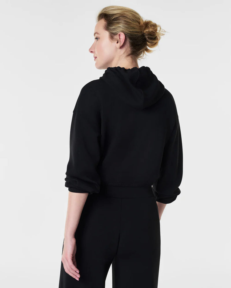 Spanx Airessentials Cinched Black Hoodie