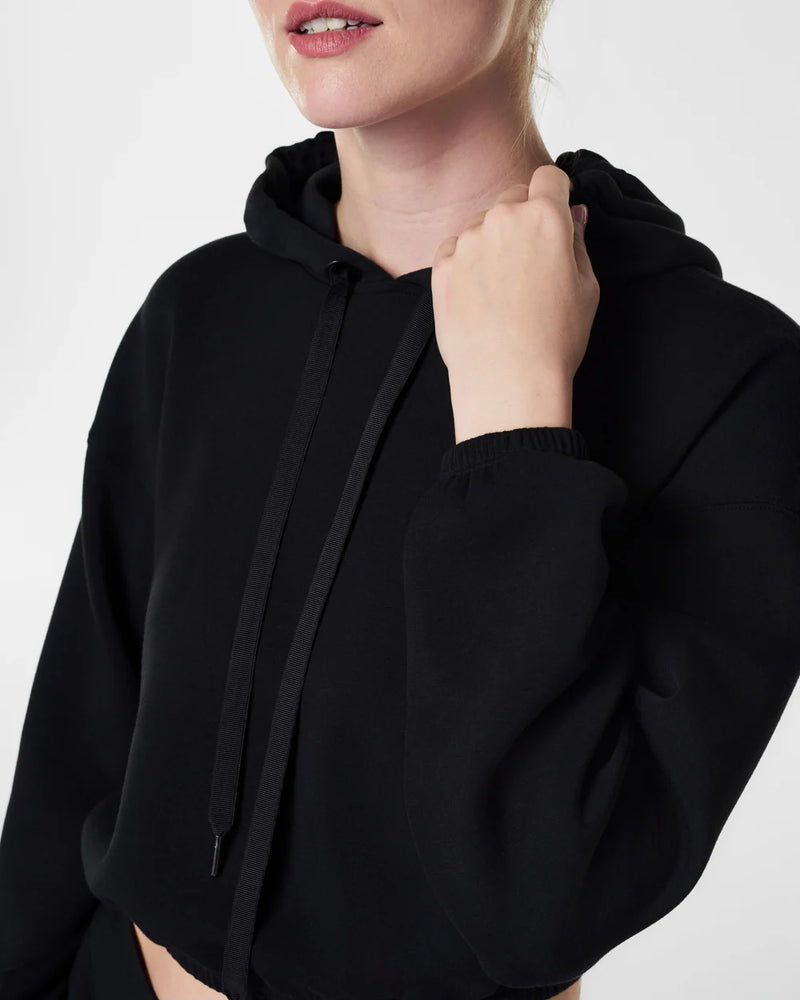 Spanx Airessentials Cinched Black Hoodie