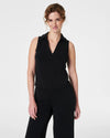 Spanx AirEssentials polo tank top in very black