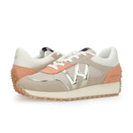 Vintage Havana Cosmic 3 taupe and orange platform sneakers