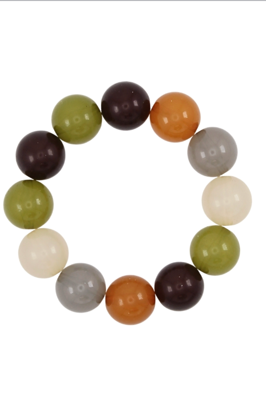 beaded chartreuse bracelet