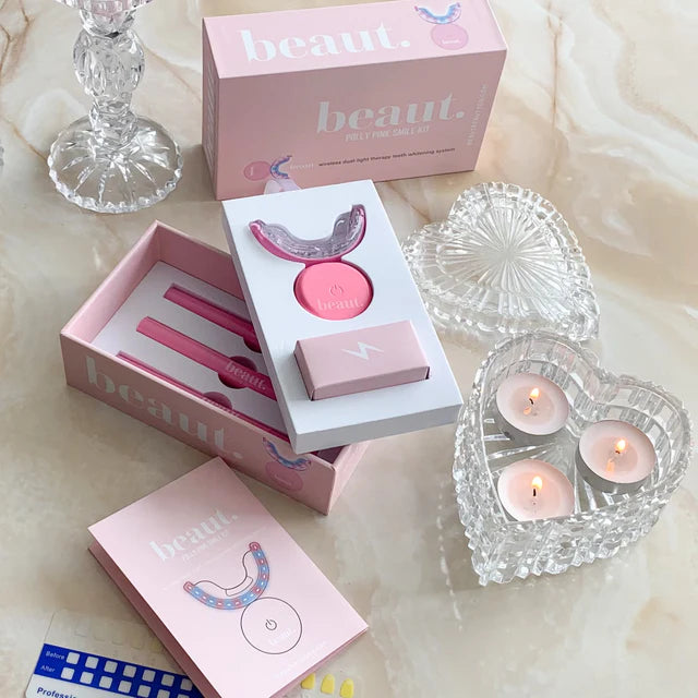 beaut.beauty polly pink teeth whitening kit