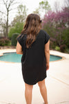 everyday little black tunic dress