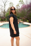 everyday little black tunic dress