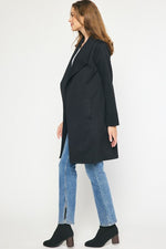 Entro Black textured jacket