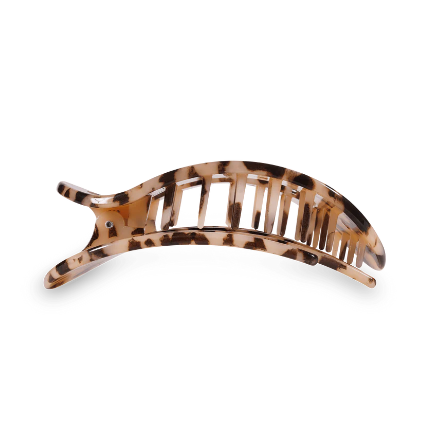 teleties hair clip flat round