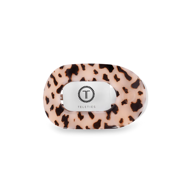 teleties flat round hair clip