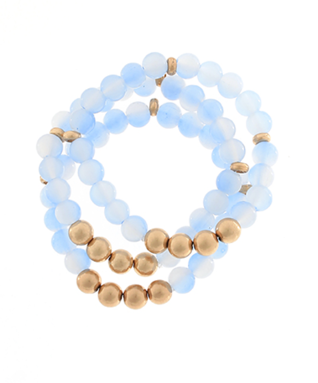 BLUE bracelet set