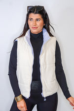 trending reversible puffer vest