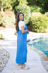 breezy linen wide leg jumpsuit