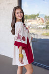 boho embroidered fall mini dress