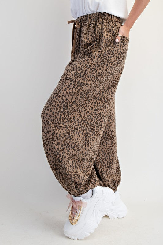 Animal Print Perfection Brown Joggers