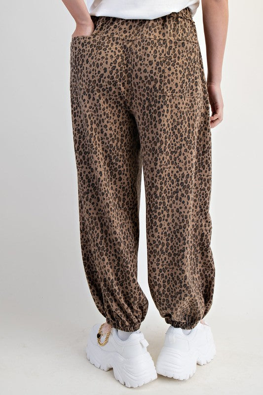 Animal Print Perfection Brown Joggers