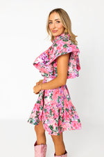 BuddyLove Abbey dress in pink floral print Royalty