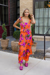 buddy love tuscan rose edie maxi dress