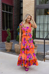 buddy love tuscan rose edie maxi dress