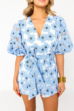 buddy love julia blue lagoon floral romper