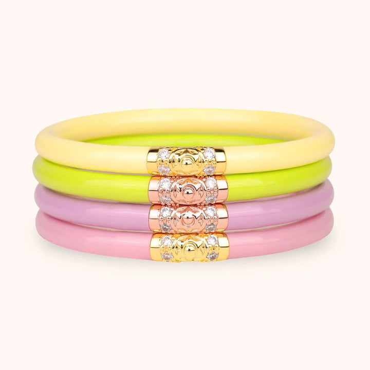 budhagirl bloom all weather bangle bracelets