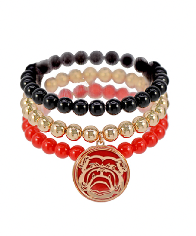 Bulldogs Bracelet Set